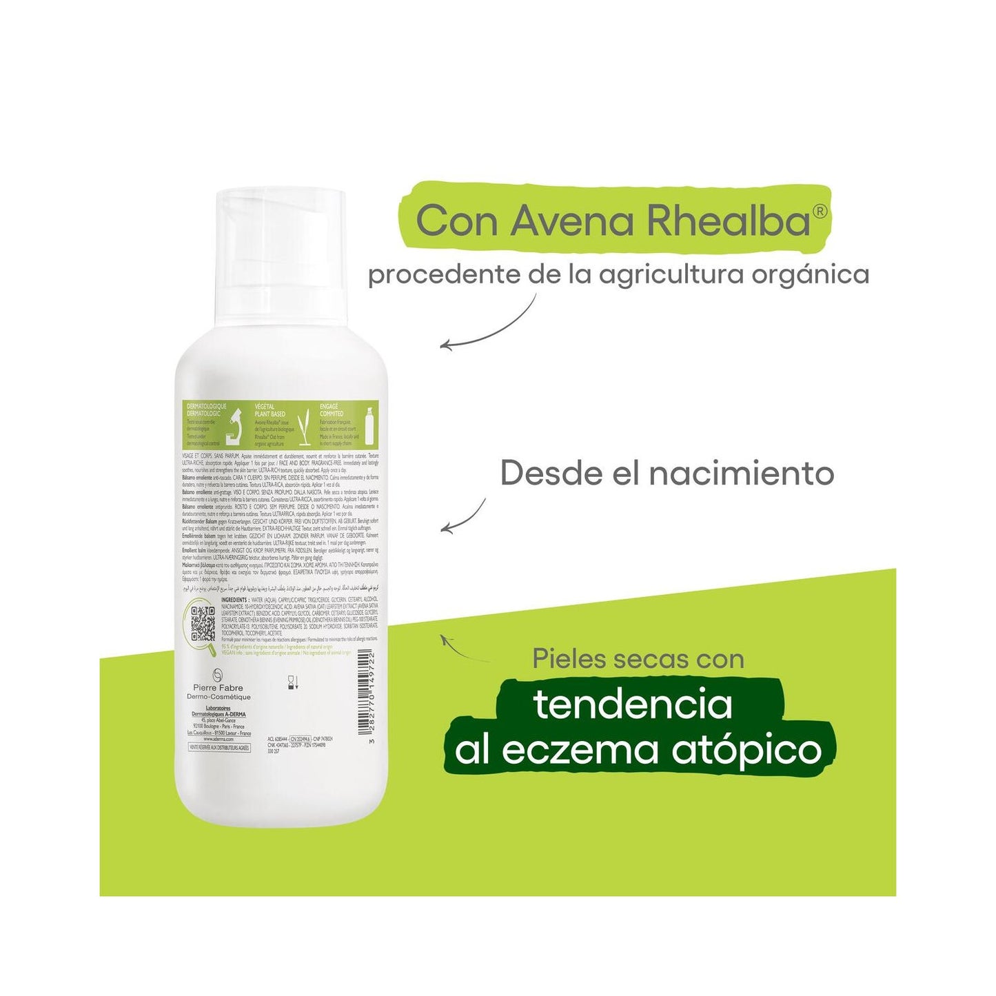 A-Derma Exomega Control Bálsamo Emoliente 400ml