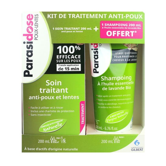 Parasidose Kit Tratamiento Antipiojos Cuidado + Champú