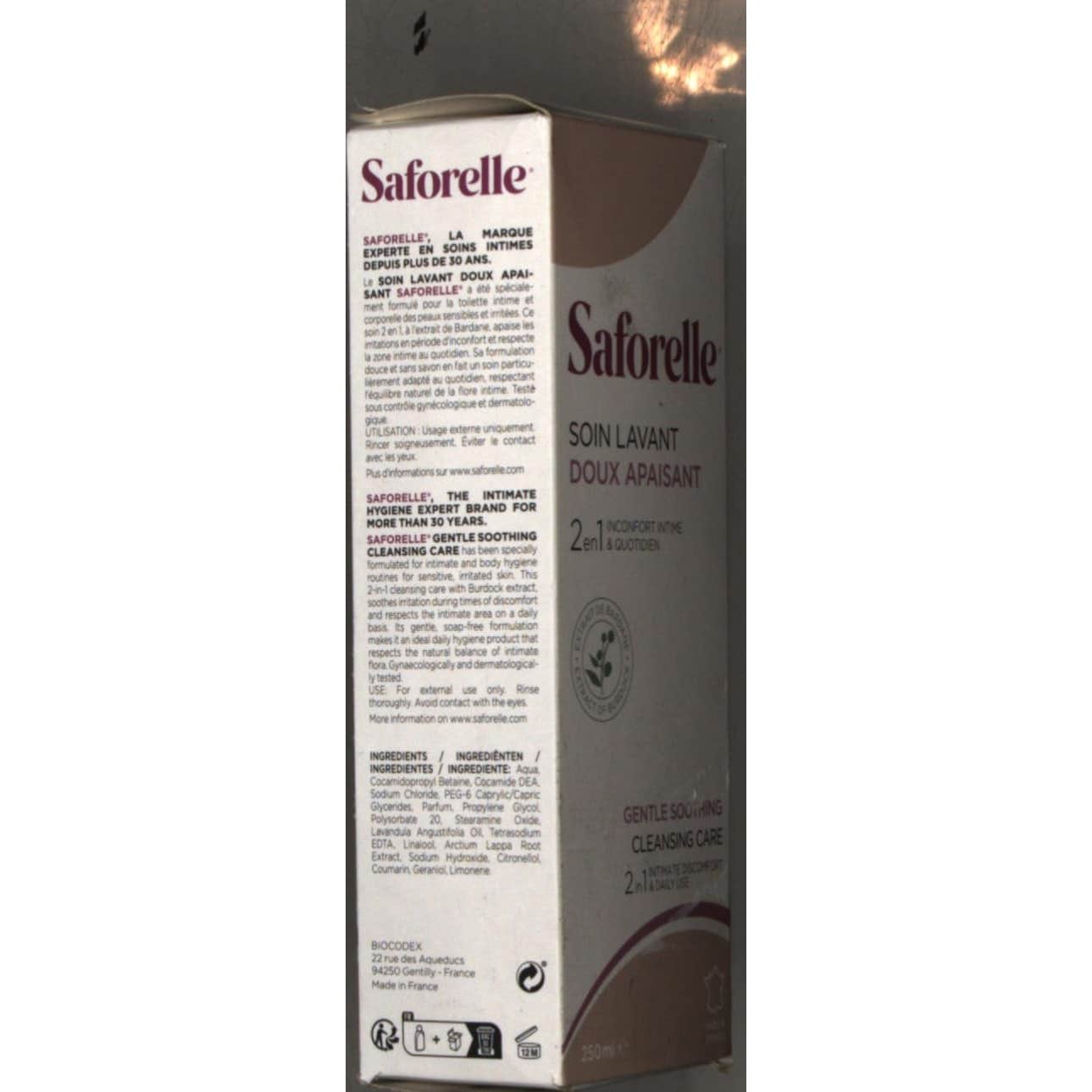 Saforelle Cuidado Limpiador Suave 500ml