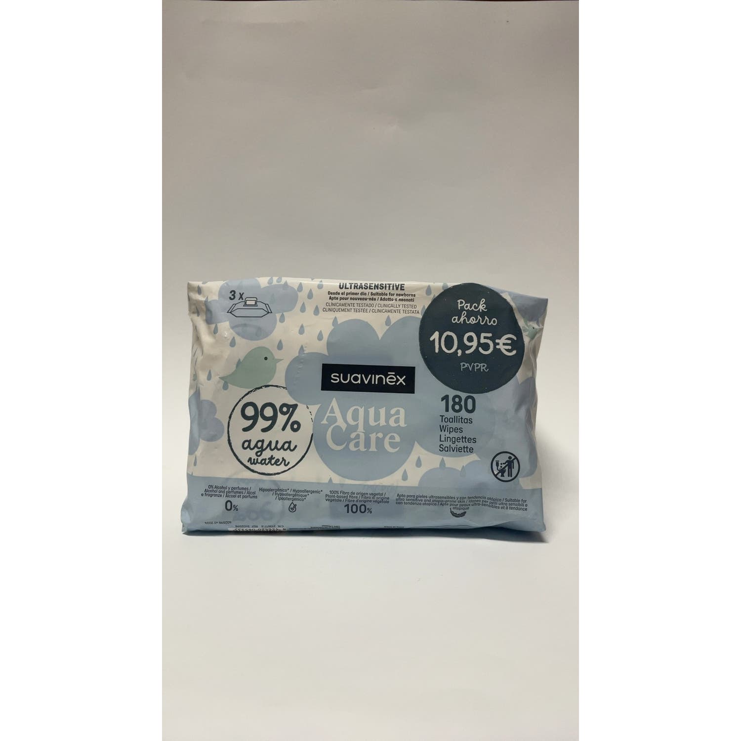 Suavinex Aqua Care Toallitas 3x60uds