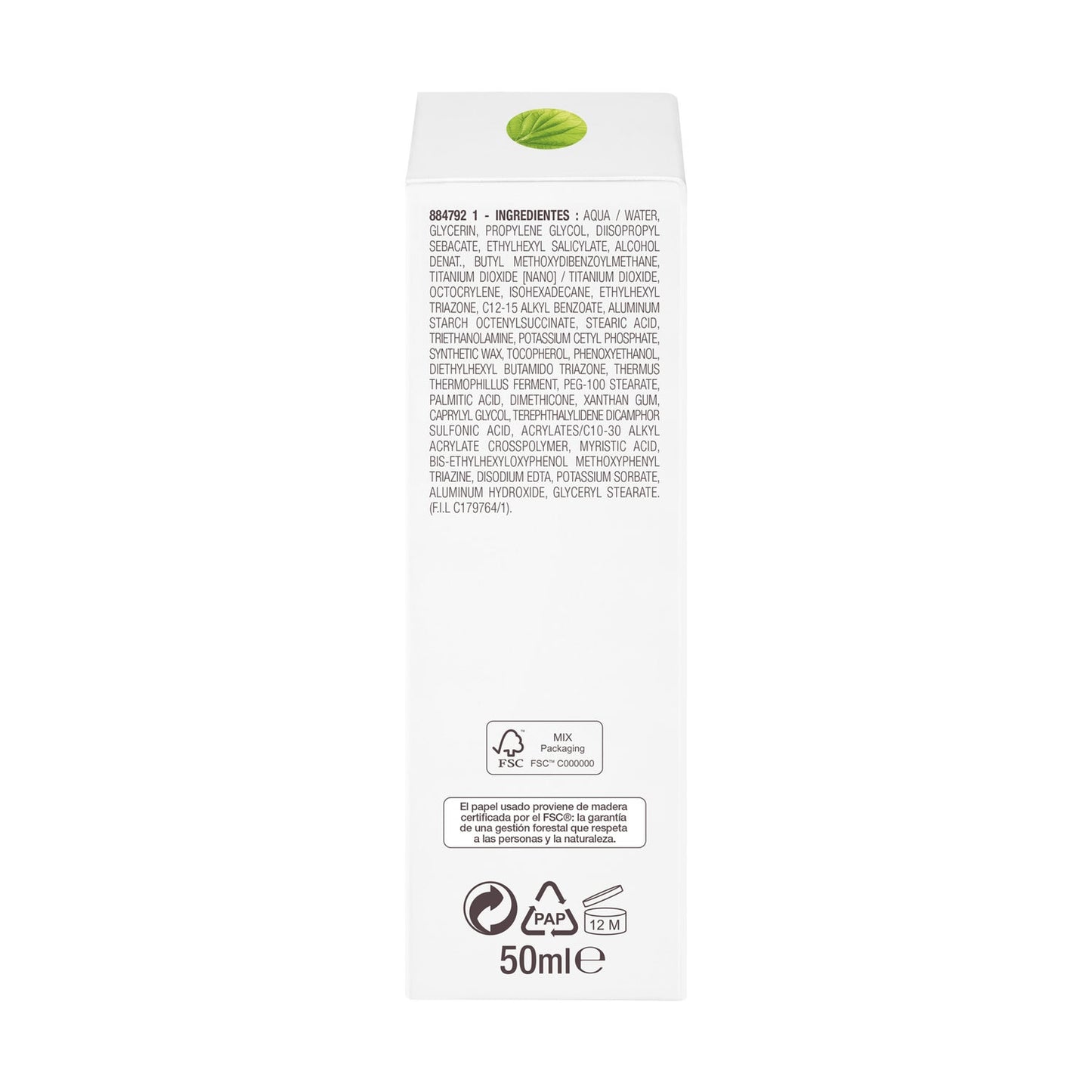 Garnier Sensitive Advanced Crema Facial SPF50+ 50ml