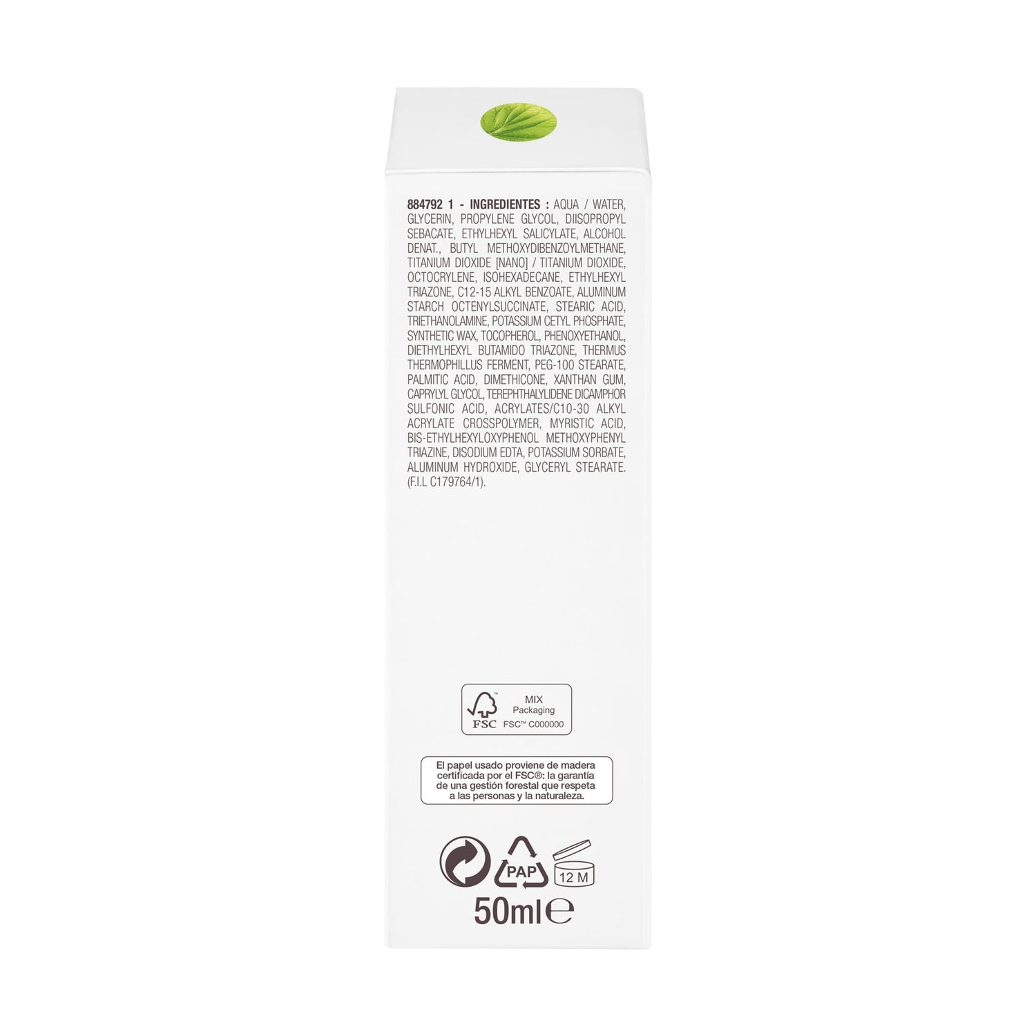 Garnier Sensitive Advanced Crema Facial SPF50+ 50ml