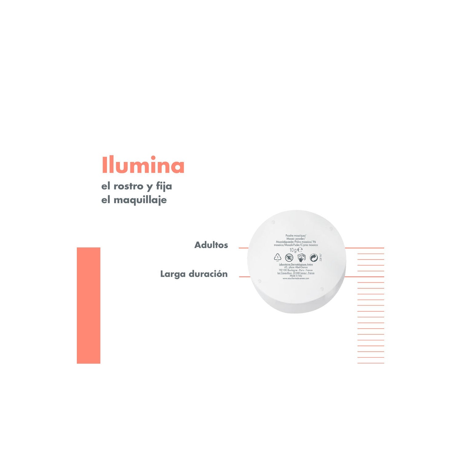 Avène Couvrance Polvos Mosaico Iluminador 10g
