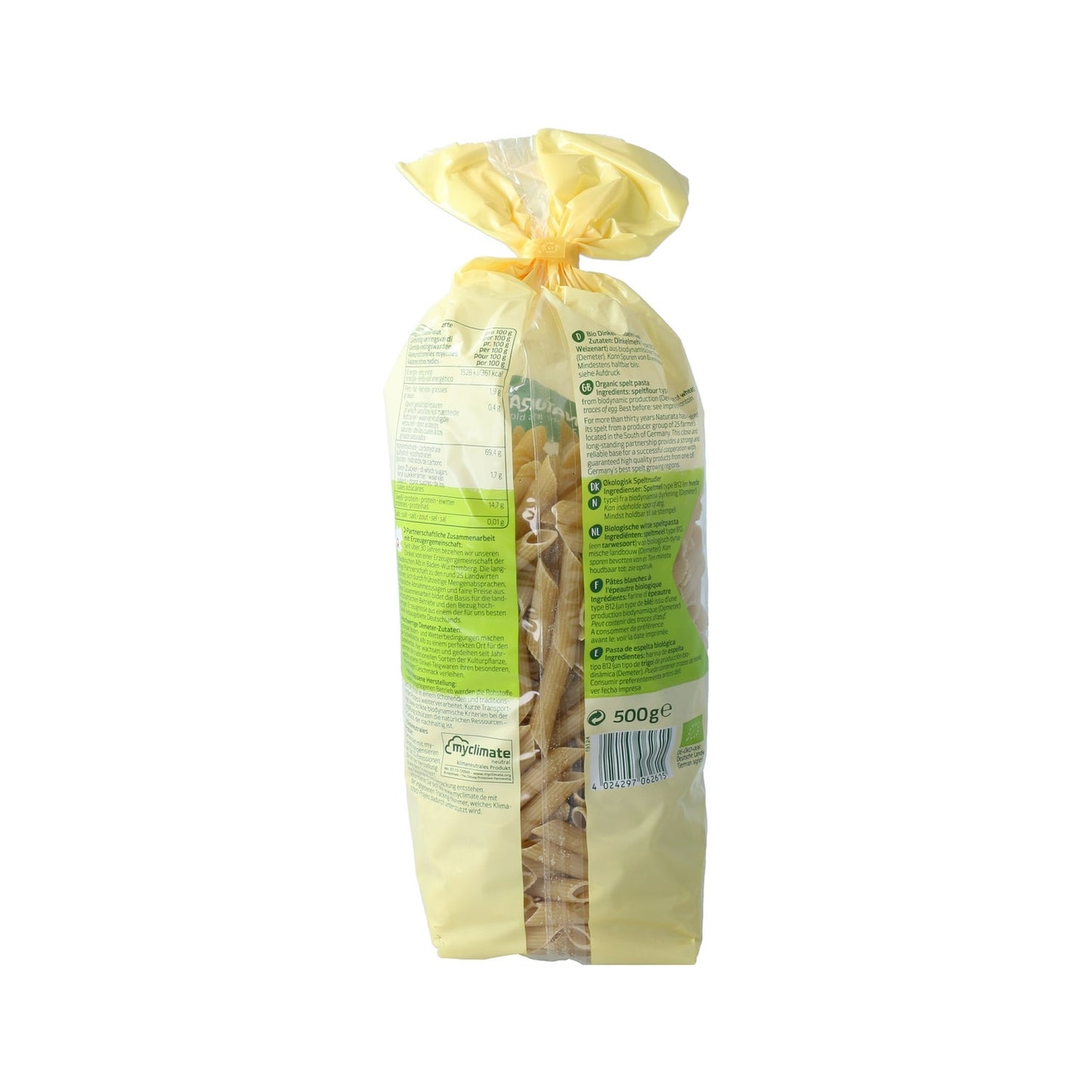 Naturata Macarrones de Espelta Blanca 500g