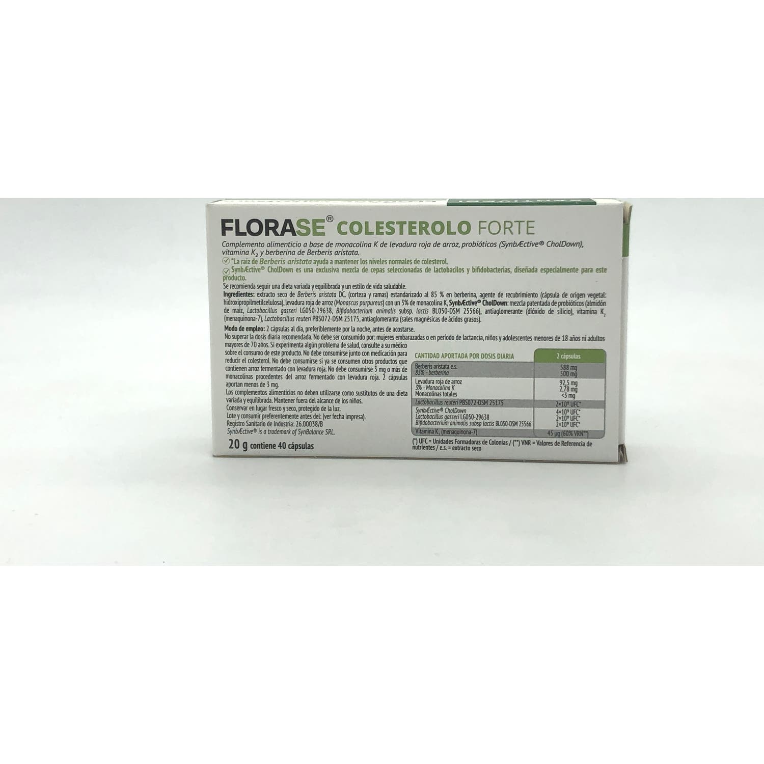 Florase Colesterol Forte 40caps