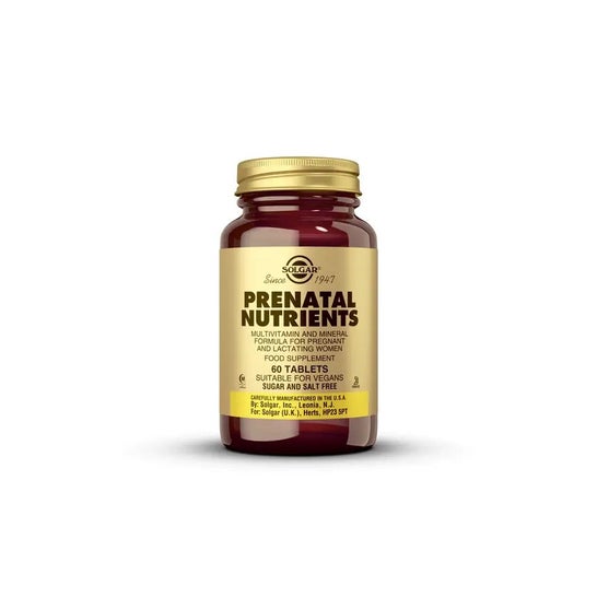Nutrientes pré-natais 60 Comp Solgar
