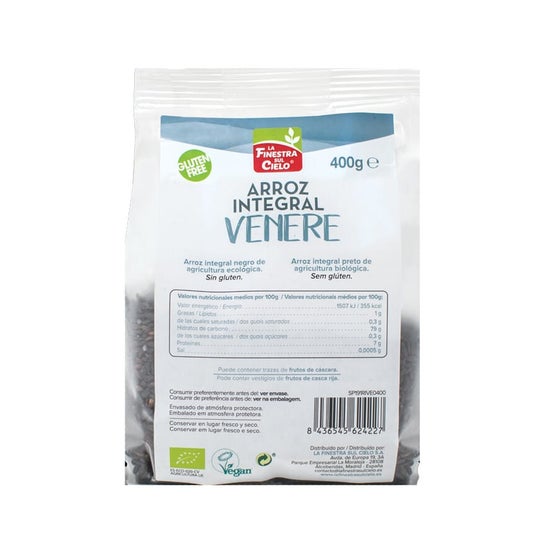 La Finestra Sul Cielo Arroz Integral Negro Venere Bio 400 g
