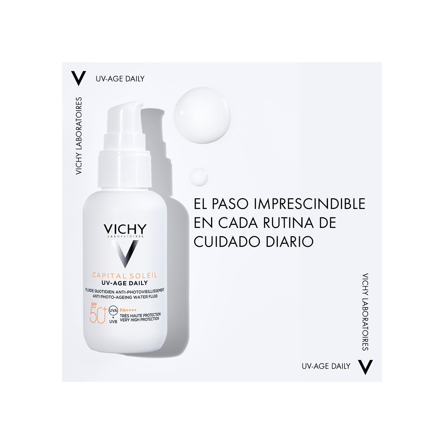 Vichy Capital Soleil UV-Age Daily Water Fluid SPF50+ 40ml