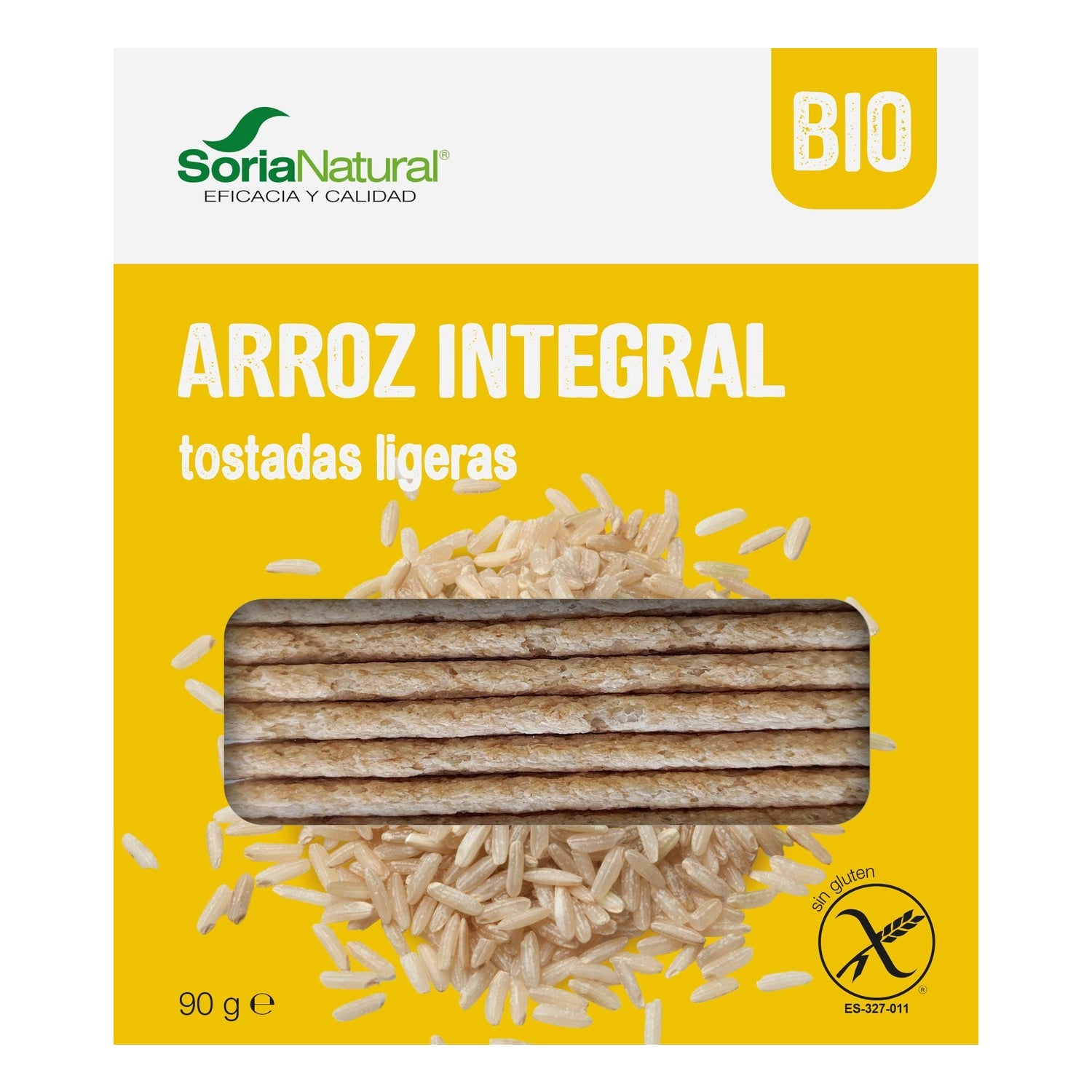Soria Natural Tostadas Ligeras Arroz Integral 25uds