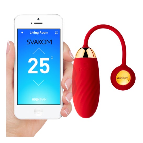 Svakom Huevo Vibrador Ella Neo Con App Rojo
