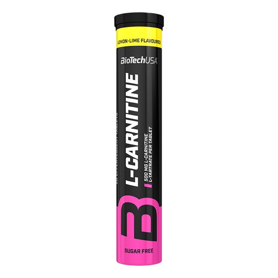 Biotech USA L Carnitina Efervescente Lima Limón 500mg 20comp
