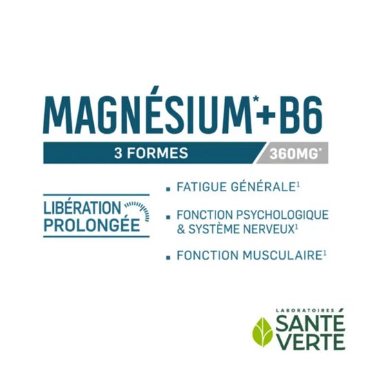 Sante Verte Magnesio 3 Formas 360 mg 60 comp