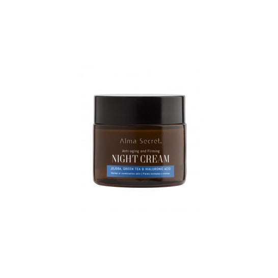 Alma Secret Multi-Reparadora Noche Antiedad Con Jojoba, Té Verde y Hialurónico 50ml
