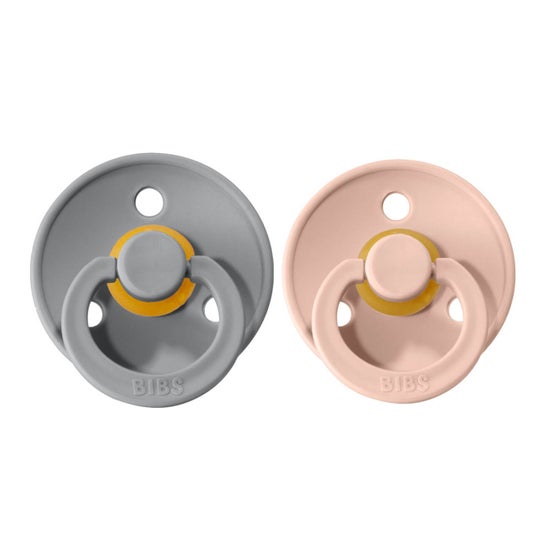 Bibs Duo Chupete Látex Nube Sonrojo 6-18 M 2 uds
