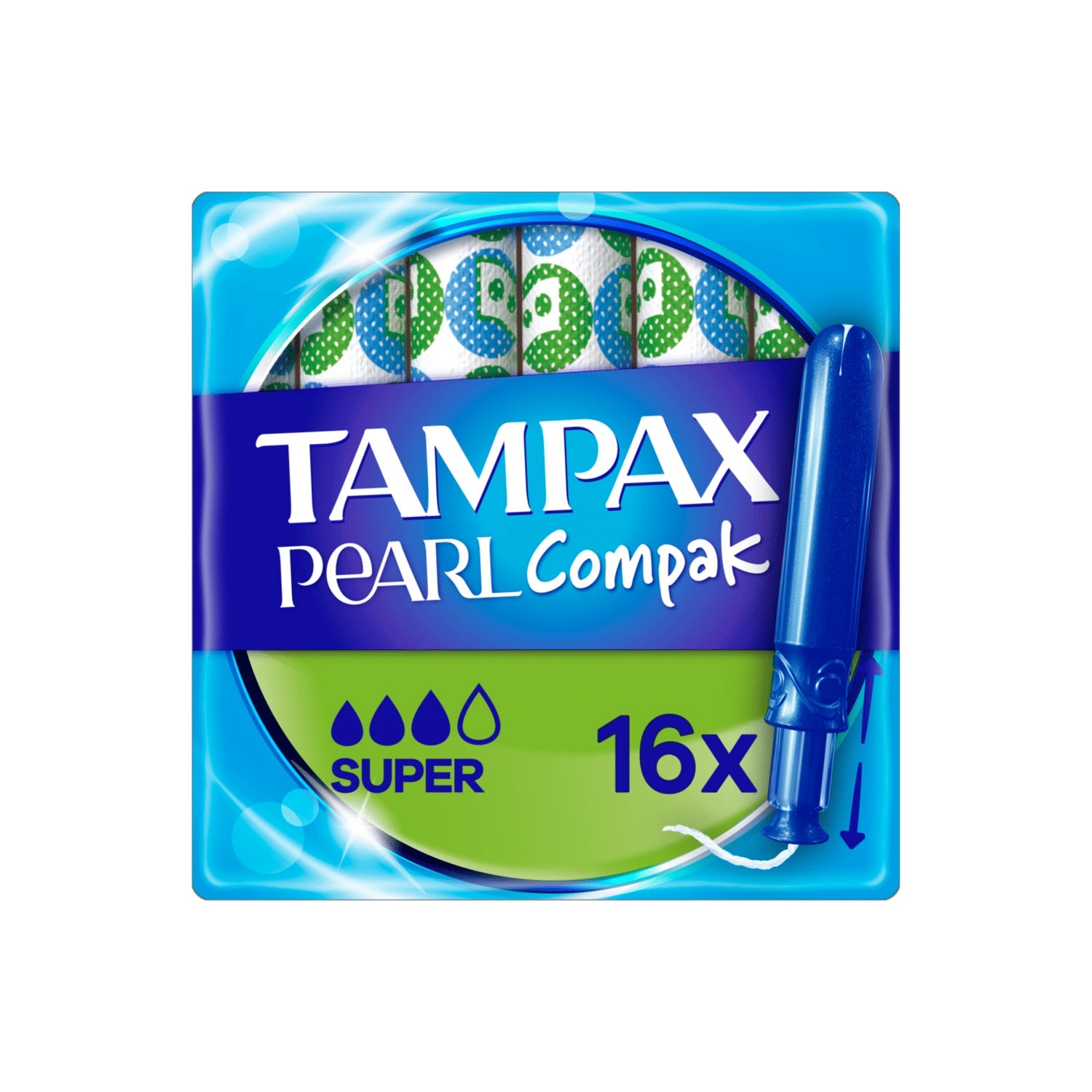 Tampax Compak Pearl Super 16uds