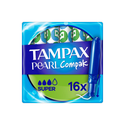 Tampax Compak Pearl Super 16uds