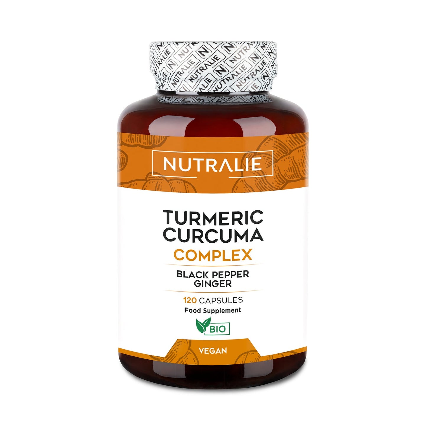 Nutralie Cúrcuma Complex + Jengibre + Pimienta Negra 120caps