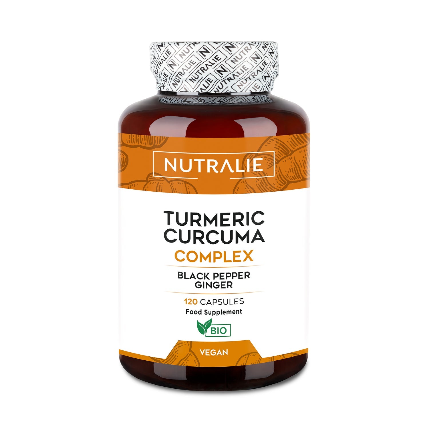 Nutralie Cúrcuma Complex + Jengibre + Pimienta Negra 120caps