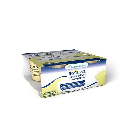 Nestlé Resource Bebida en Gelatina de Manzana y Pera 4x125g