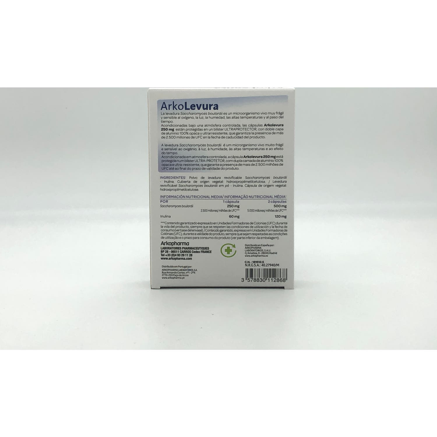 Arkopharma ArkoLevura Saccharomyces Boulardii 250mg 10caps