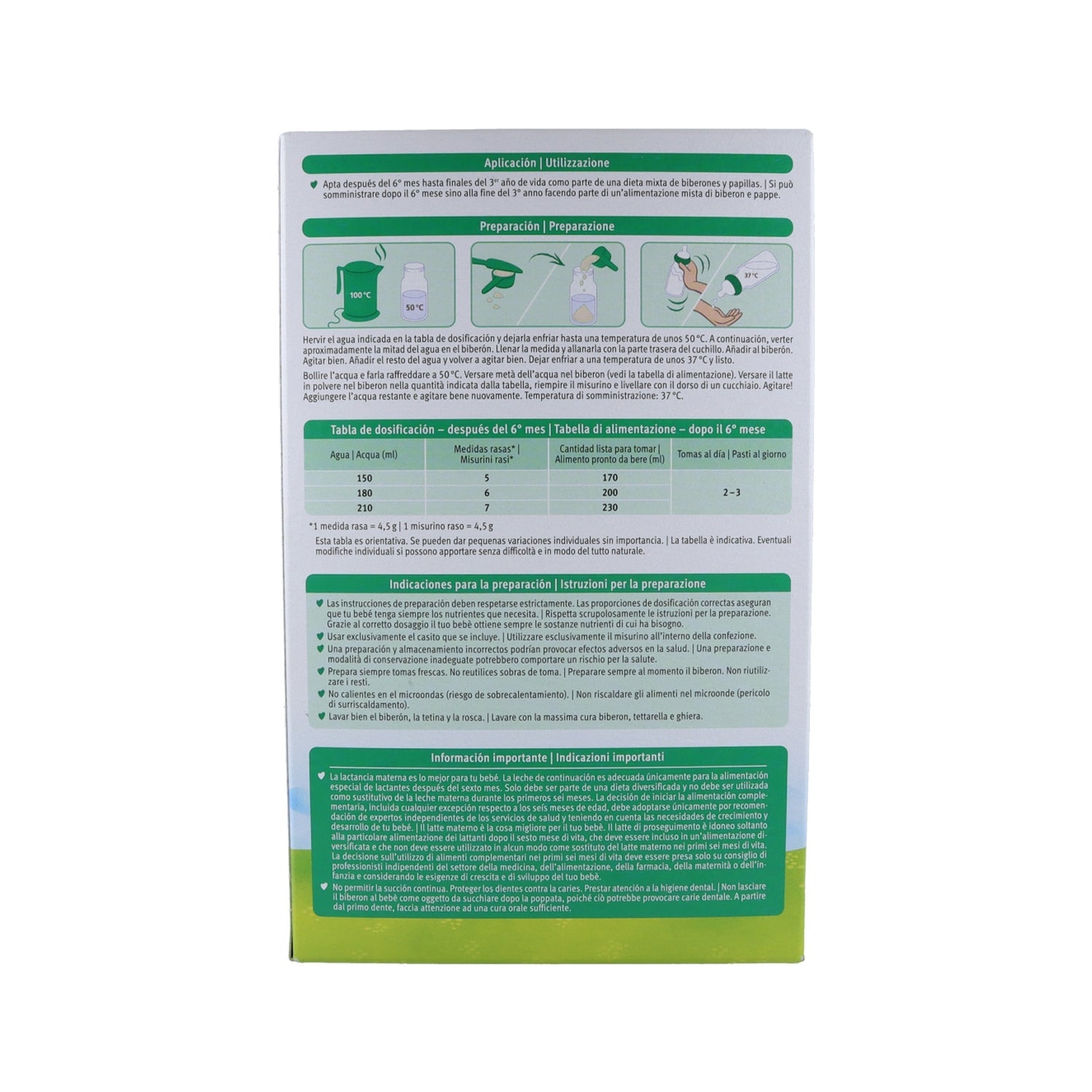 Holle Leche Infantil Cabra 2 Eco 6M 400g
