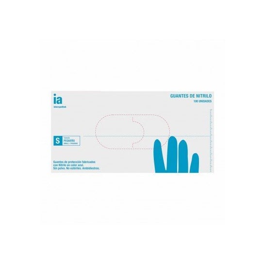 Interapothek Guantes Nitrilo sin Polvo T S 100 uds