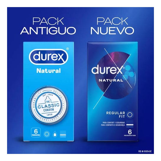 Durex Natural Preservativos 6uds