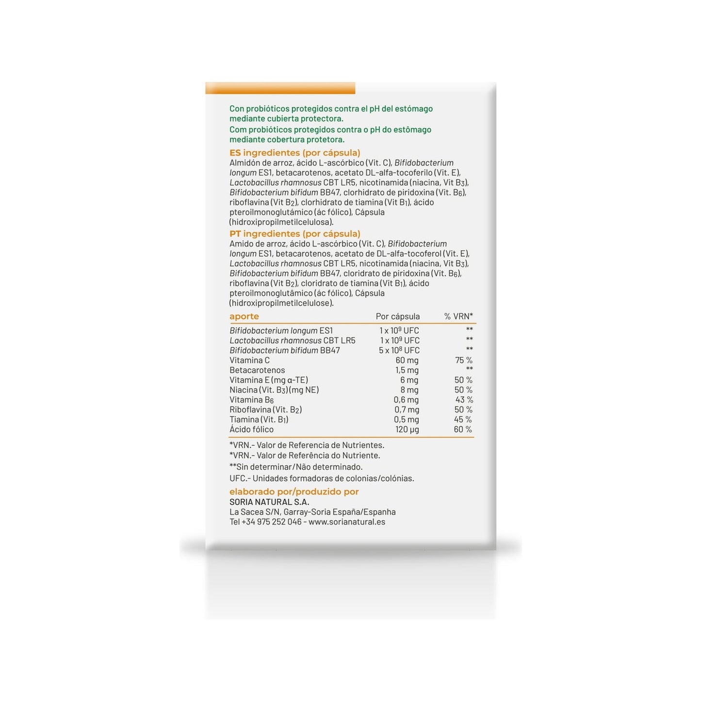 Soria Natural Probinflam 20caps