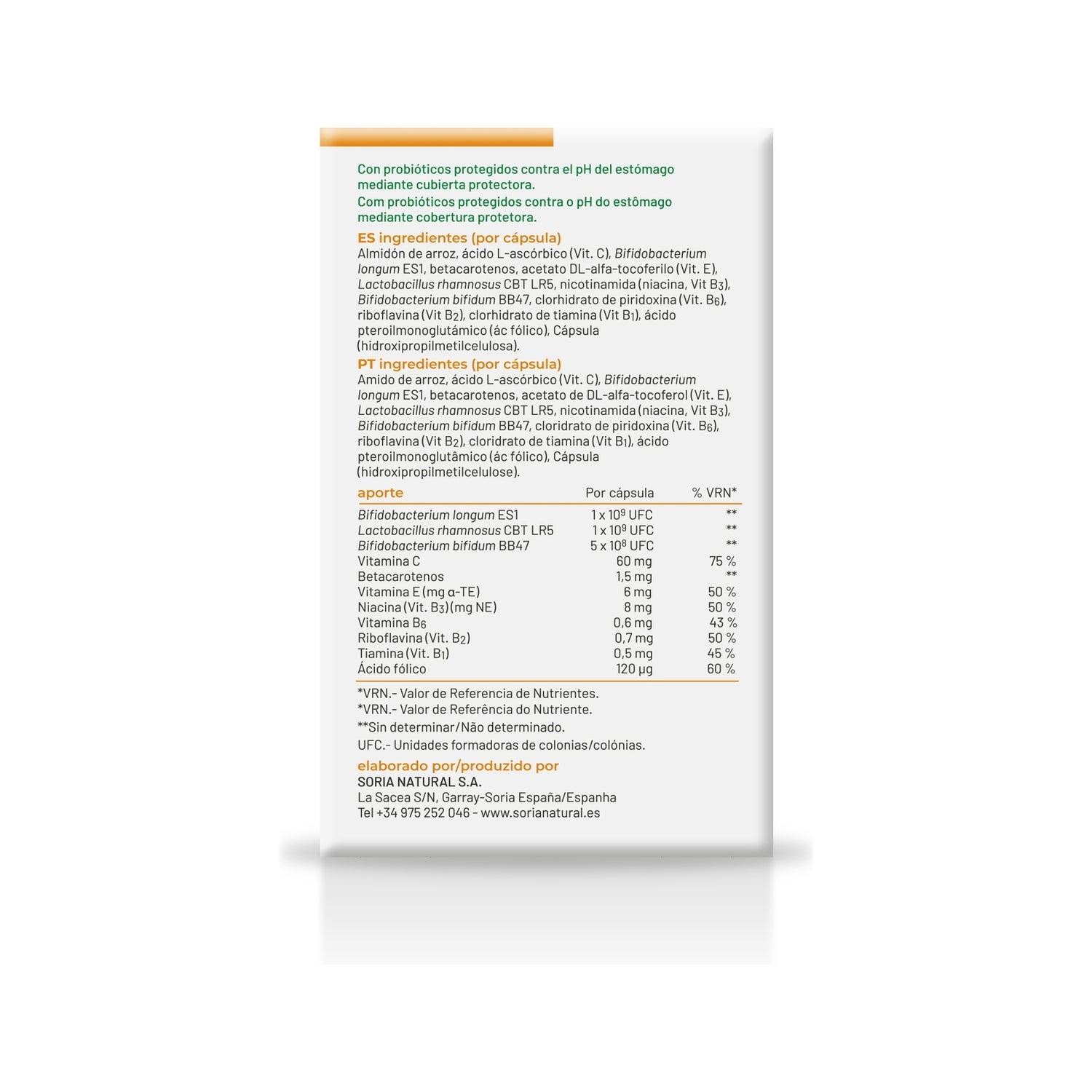 Soria Natural Probinflam 20caps