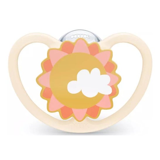 Nuk Space Chupetes Silicona 18-36M 2ud