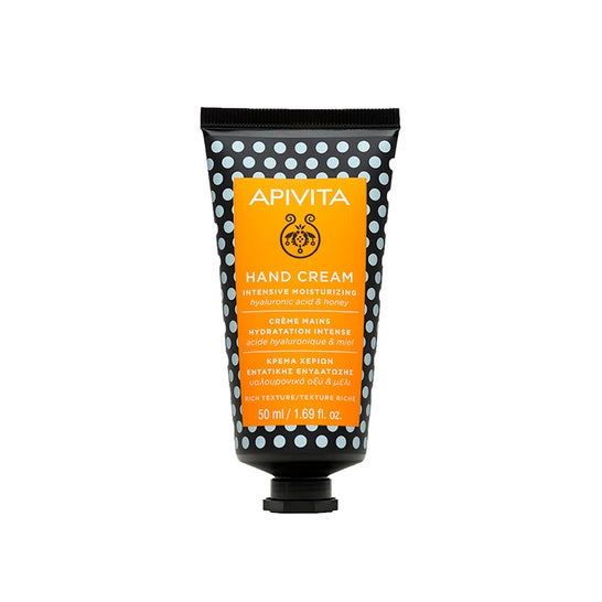 Apivita Crema De Manos Intensiva Miel Y Ácido Hialurónico 50ml