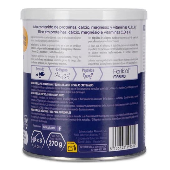 Forticoll Colageno Marino 270g
