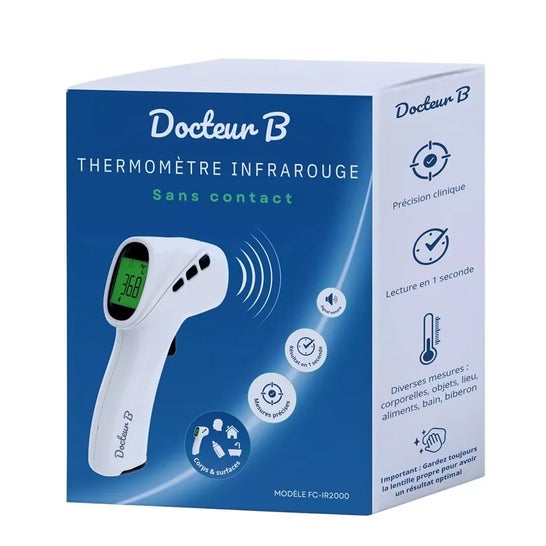 Docteur B Termómetro Infrarrojo Frontal Blanco 1ud