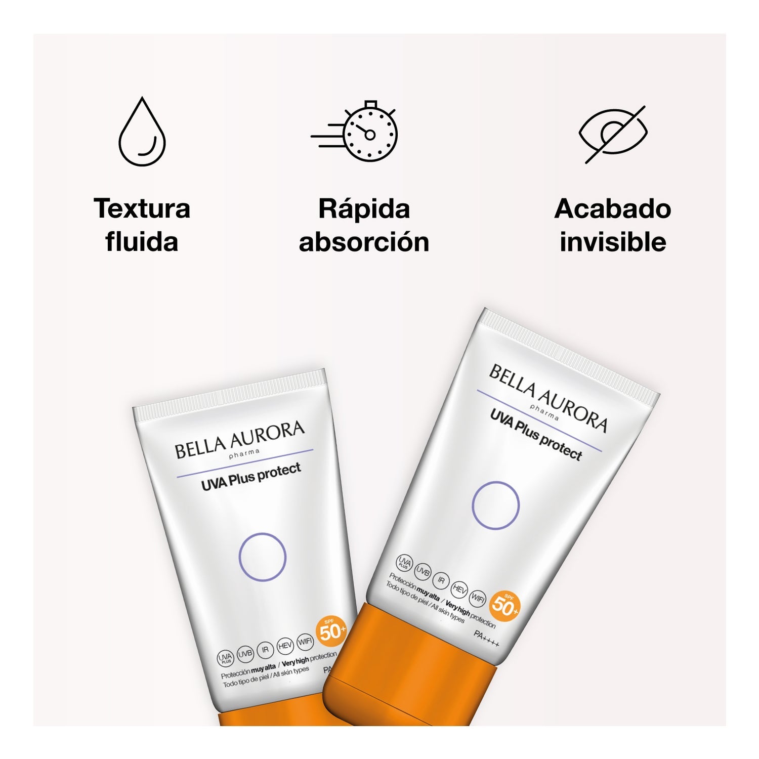 Bella Aurora UVA Plus Protect Fotoprotector Anti-manchas SPF50+ 50ml
