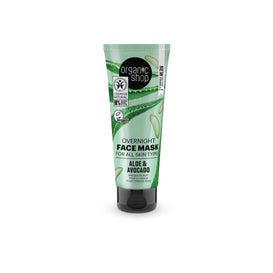 Organic Shop Overnight Face Mask Aloe & Avocado 75ml