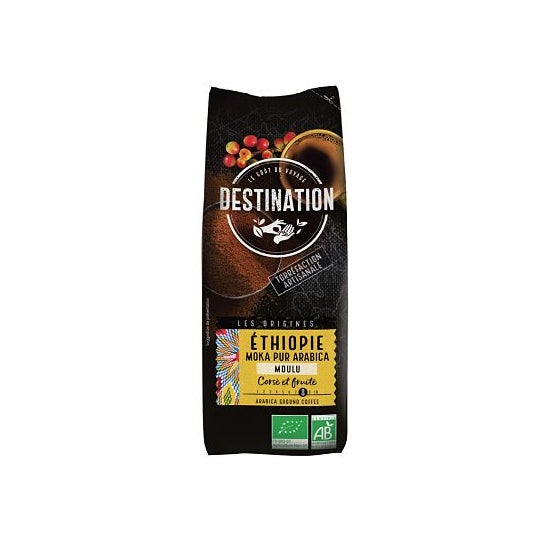 Destination Café Molido Etiopía Moka 100% Arábica 250g