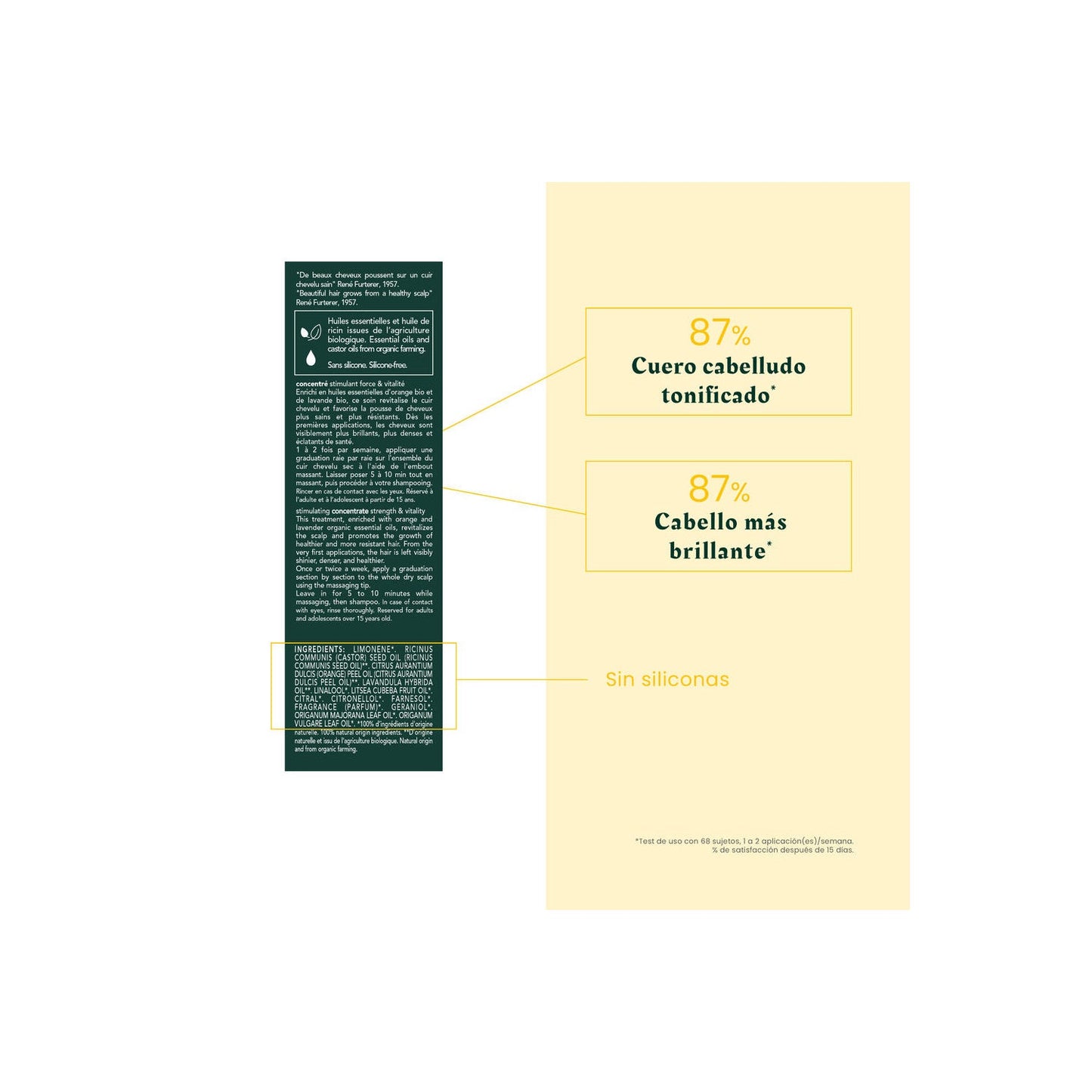 René Furterer Head Spa Complexe 5 Concentrado Vegetal Estimulante Fuerza y Vitalidad 50ml