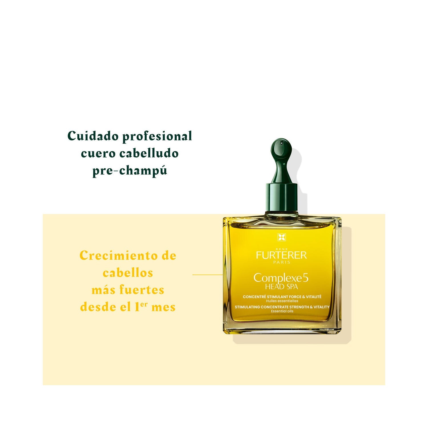 René Furterer Head Spa Complexe 5 Concentrado Vegetal Estimulante Fuerza y Vitalidad 50ml