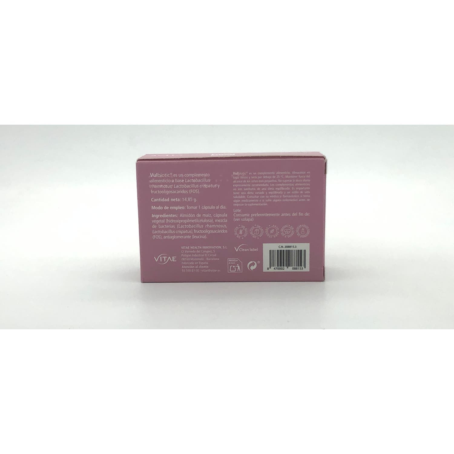 Vitae Vulbiotic 30caps