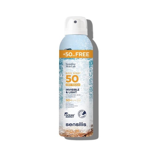 Sensilis Body Spray Dry Touch SPF50 200ml + 50ml