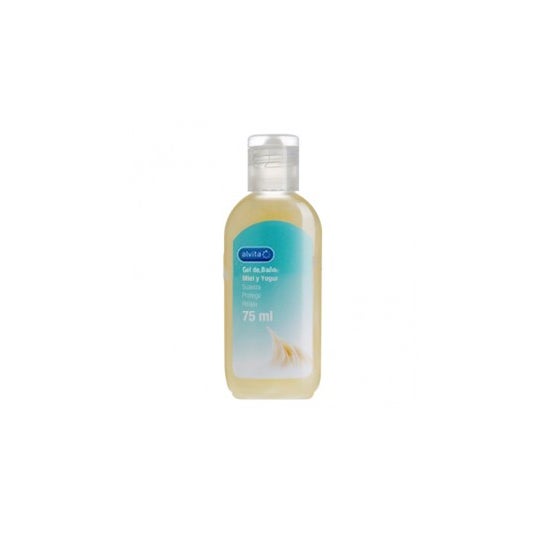 Alvita gel baño miel y yogur 75ml