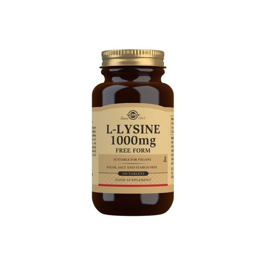 Solgar L-Lisina 1000mg Forma Libre 250comp