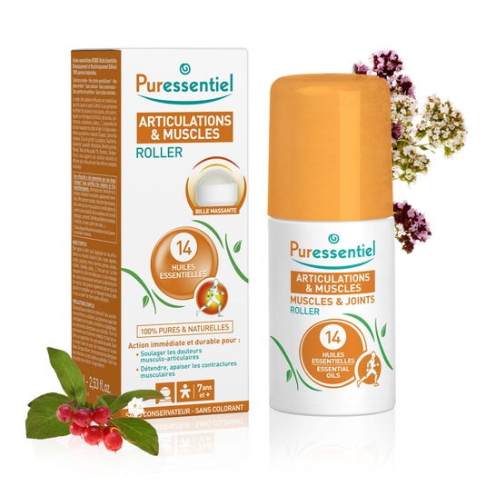 Puressentiel Roller Articulaciones y Músculos 14 Aceites Esenciales 75ml