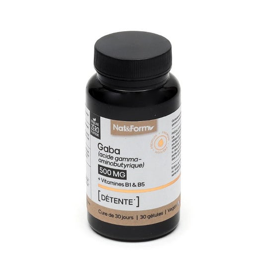 Nat&Form Gaba 500 mg 30 Perlas