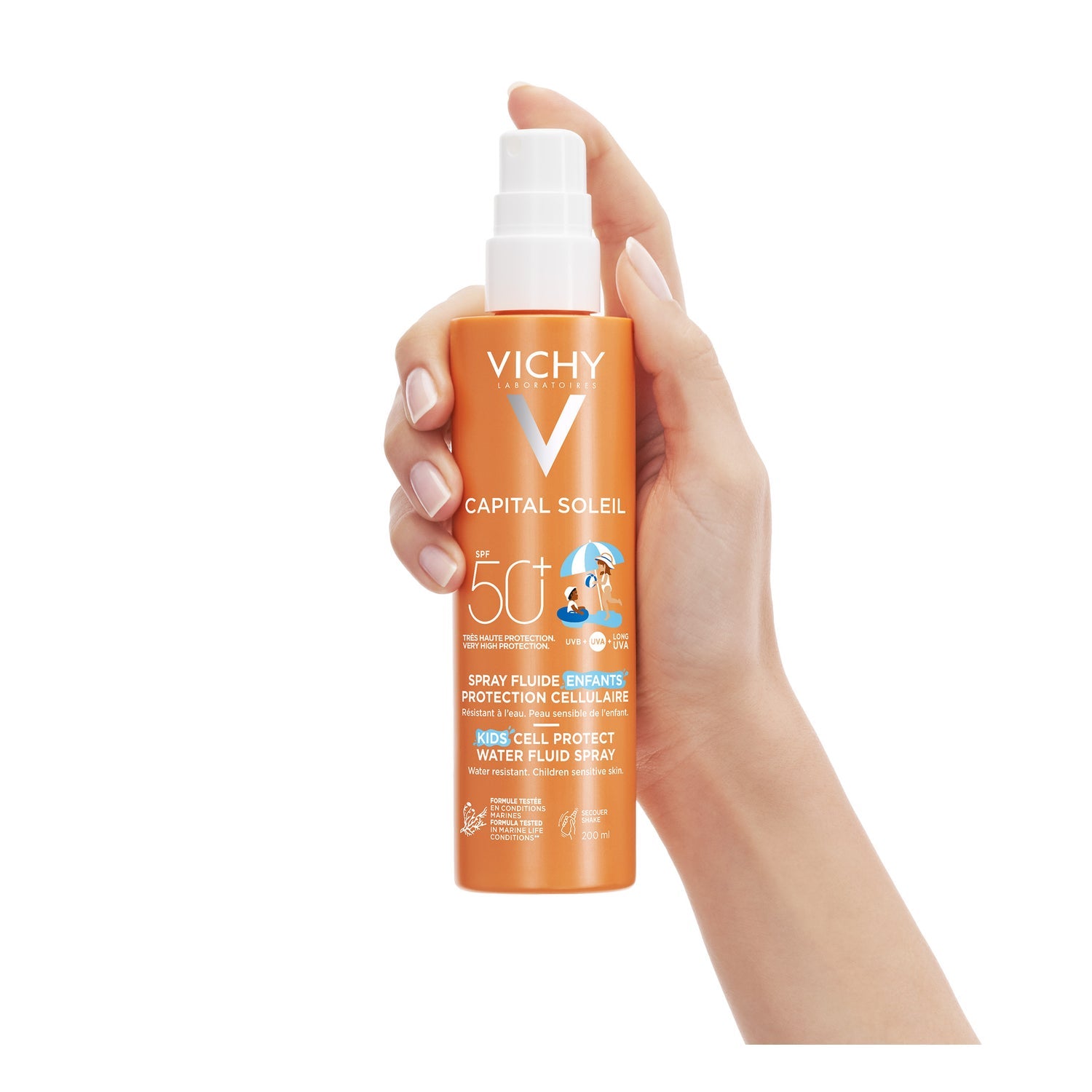 Vichy Capital Soleil Kids Cell Protect Water Fluid Spray SPF50+ 200ml