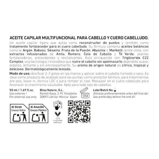 Alma Secret Botanical Rescue Sérum Capilar 50 ml