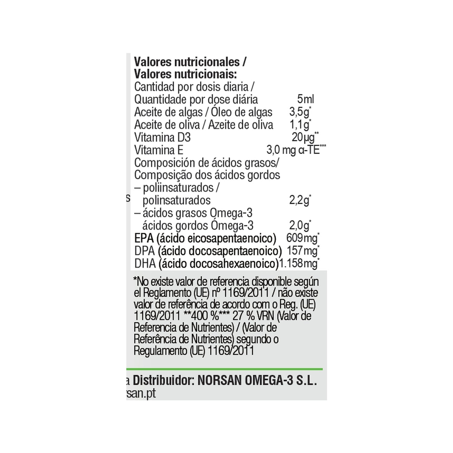 Norsan Omega-3 Vegano 100ml