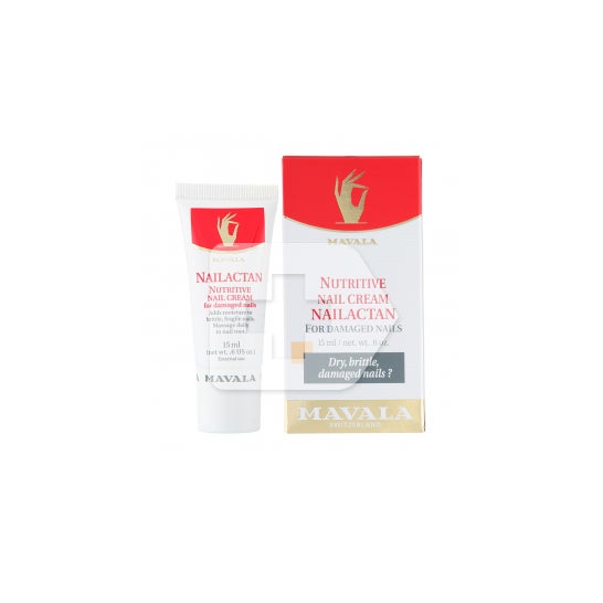 Mavala Nailactan Crema Nutritiva Uñas Dañadas Tubo 15ml