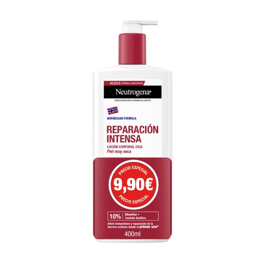 Neutrogena® Reparación Intensa CICA Leche Corporal 400 ml