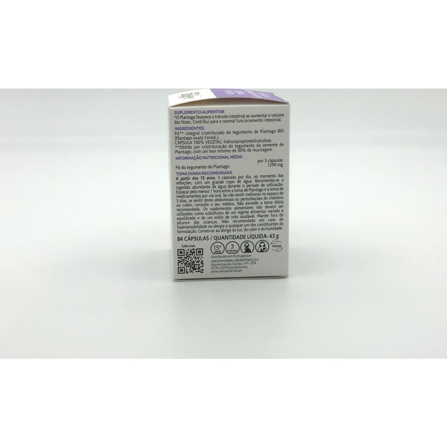 Arkopharma Arkocápsulas Plantago BIO 84caps